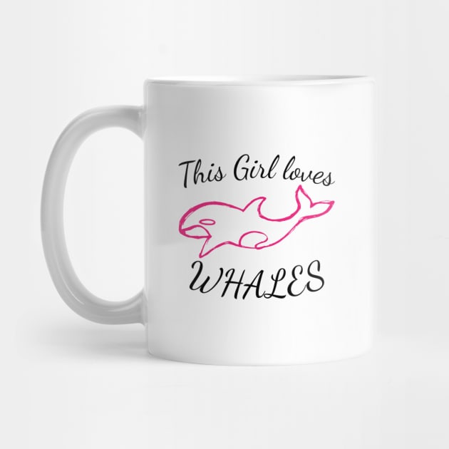 This Girl Loves Whales, Mammal, porpoise, baleen, Ocean lovers, marine biologists, marine life girls by TheBlendedRack